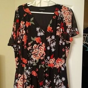Lane Bryant Maxi Dress Floral Size 18